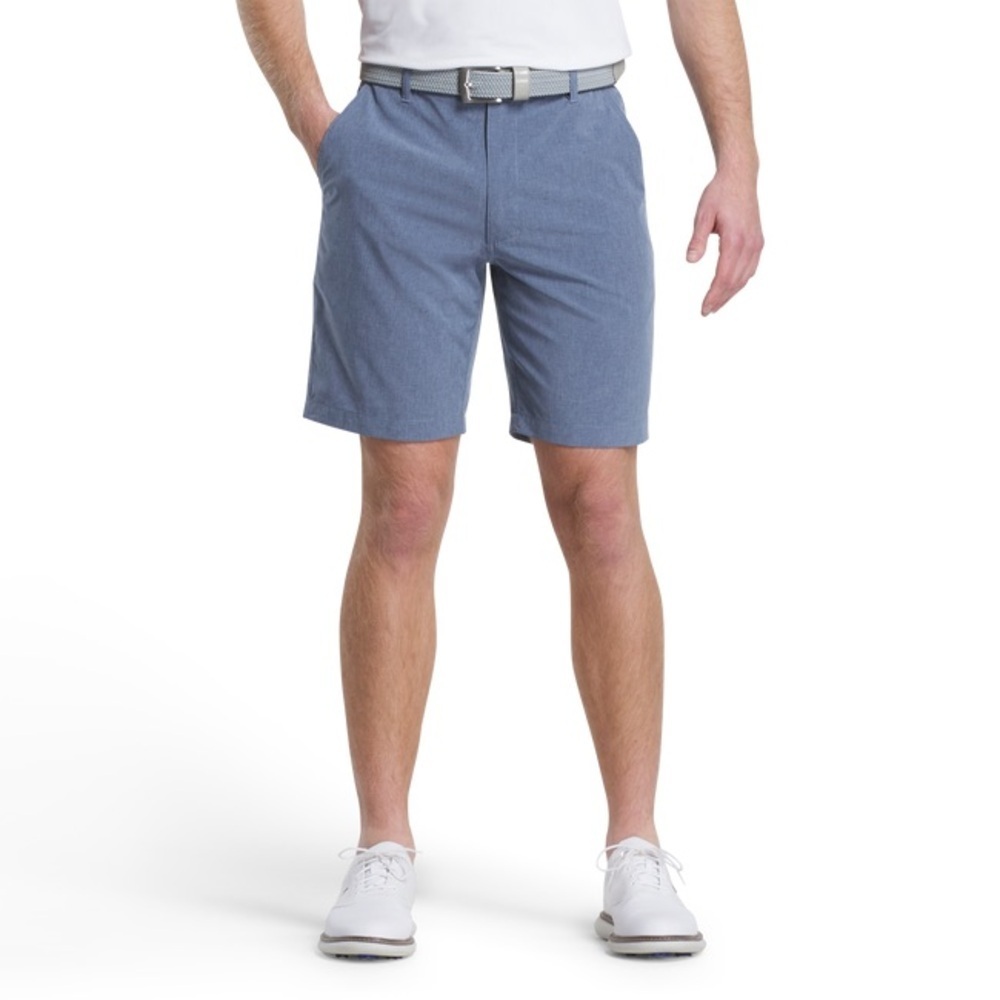 FootJoy Men's Lightweight 9" Inseam Shorts in Heather Navy size 38